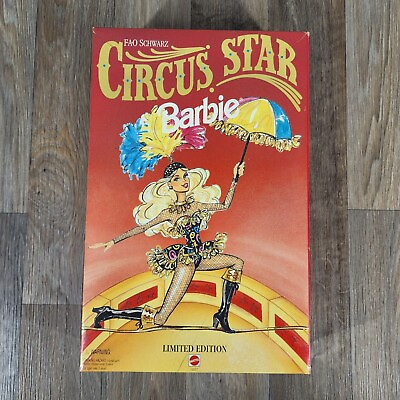 #ad Circus Star Barbie Doll FAO Schwarz 1994 Vintage Mattel Limited Edition 13257 $40.00
