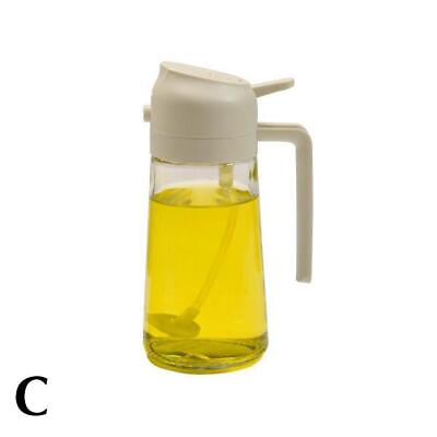 #ad 2 in 1 Glass Oil Sprayer and Dispenser Spray Bottle Cooking Dispensers $7.85
