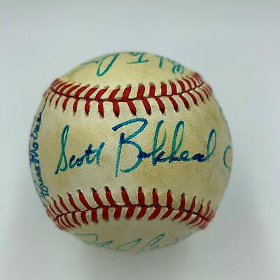Rare quot;The Rookie Of 1986quot; Multi Signed American League Baseball $199.00