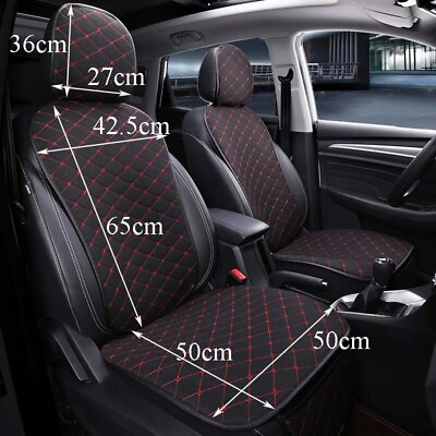 #ad 2023 Car seat cover protector front and rear backrest car seat cushion $101.27