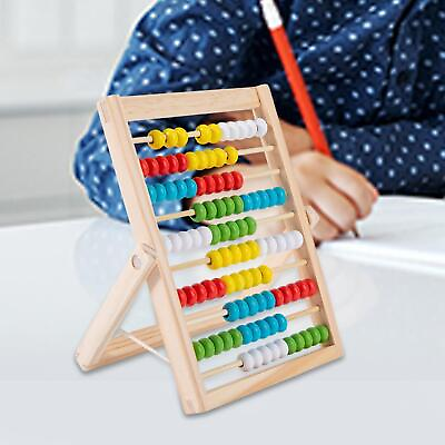 #ad Wooden Abacus Classic Counting Kids Learning Math for Toddlers Children $12.73