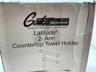 #ad Gatco 1472C Latitude II Minimalist Countertop 12 in Pivot Hand Towel Bar Holder $20.99