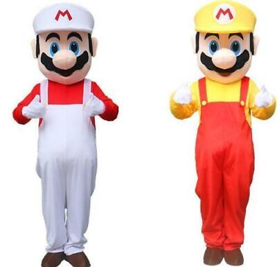 #ad Mascot Costume Cosplay Party Fancy Dress Brothers Suits Adult Unisex Costume $99.00
