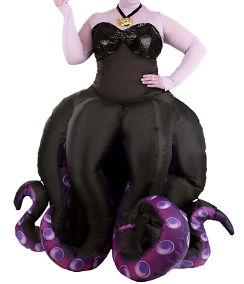 #ad Women#x27;s Disney Ursula Little Mermaid Inflatable Costume SIZE 3X Used $89.99