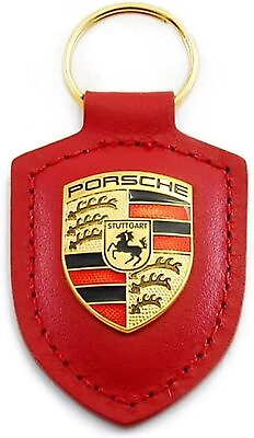 #ad #ad Porsche Crest Key Ring Black and Red $11.98