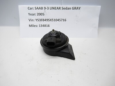 #ad #ad 03 05 Saab 9 3 Front High Horn Signal Alarm Note Tone E1000233 OEM amp; CFLO $11.22