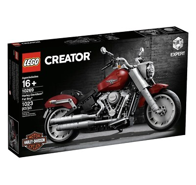 #ad *BRAND NEW* Lego Creator Harley Davidson Fat Boy Motorcycle #10269 *RETIRED* $124.95