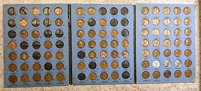 #ad 79 Coin Set Starting 1909 LINCOLN WHEAT PENNY CENT Early Dates Collection #1028 $86.99