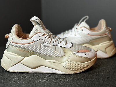 #ad PUMA RS X Tech White Peach Women Shoes Sz 8 $21.24