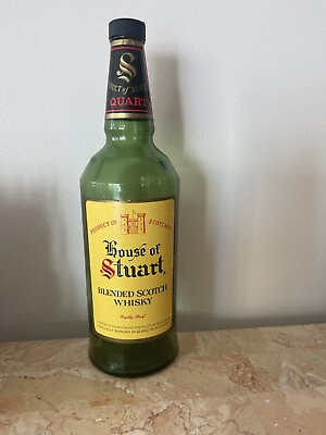 #ad 1970#x27;s House Of Stuart Blended Scotch Whisky Empty Bottle 750 ml $15.00