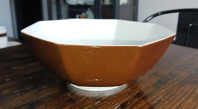 4 Fitz amp; Floyd Rondelet Dark Brown 6.25quot; Coupe Soup Bowls White Background 1975 $16.95