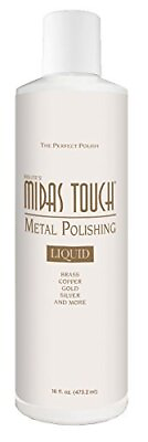 #ad #x27;s Midas Touch Metal Polishing Liquid 16 fl. oz. with Jewelers Rouge for $35.20