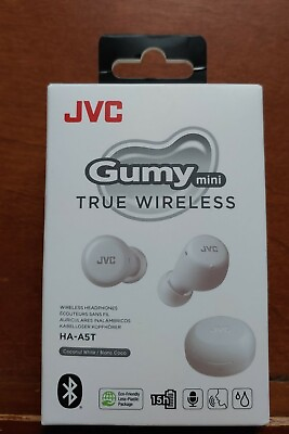 #ad JVC Gumy Mini True Wireless Earbuds Headphones HA A5T White $29.99