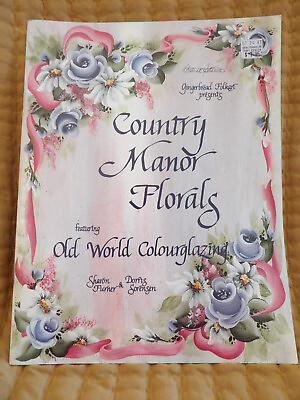Country Manor Florals Tole Painting Leaflet from Gingerbread Folk Art $10.99