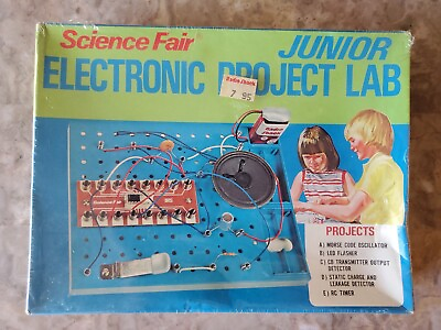 #ad NWT Vintage Science Fair Junior Electronic Project Lab Radio Shack No. 28 152 $49.99