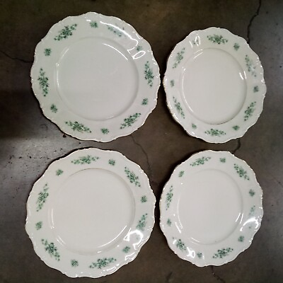#ad 4 Vintage Seltmann Weiden Theresia Bavaria 9 1 2quot; Dinner Plates $14.99