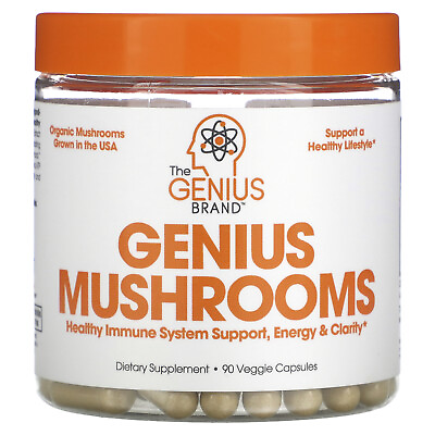 Genius Mushrooms 90 Veggie Capsules $22.74