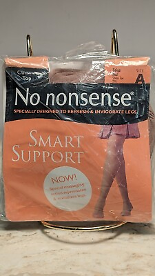 #ad #ad New No Nonsense Smart Support Control Top Size A Sheer Toe A Beige Invigorating $10.99