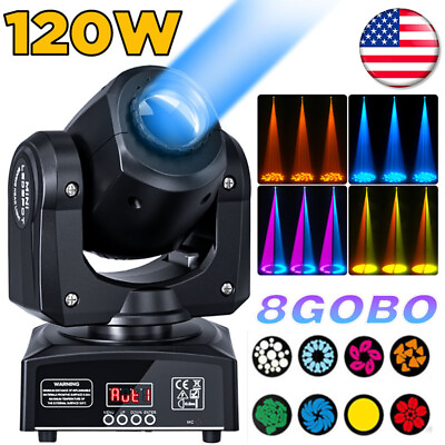 #ad 120W RGBW Moving Head Stage Lighting LED DJ Party Light DMX Beam Disco Lights US $72.19