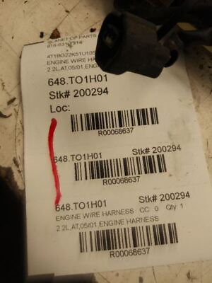 2001 Toyota Camry 2.2L Injector Fuel Wire Harness $104.39