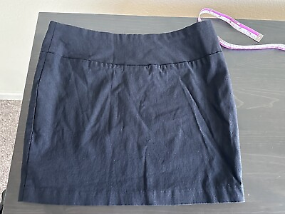 Woman Junior Short Skirt Black Size Medium $7.00