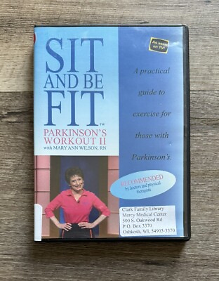 Sit and Be Fit: Parkinsonâ€™s Workout II DVD w Mary Ann Wilson Instruction Rare $17.95