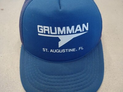 Vintage Grumman St Augustine FL Foam Yupoong Snapback Hat Cap $17.99