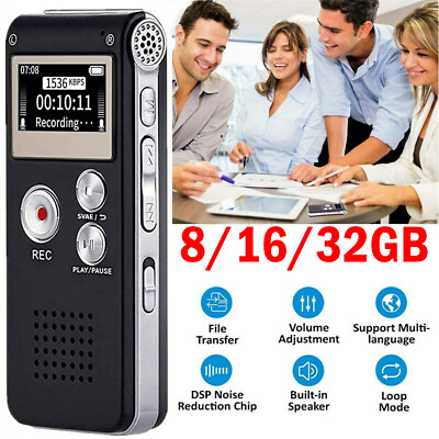 #ad Paranormal Ghost Hunting Equipment Digital EVP voice Activated Recorder USB USA $22.39