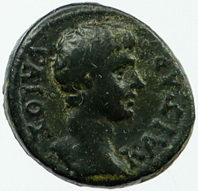 #ad GAIUS CAESAR 21BC Laodiceia Phrygia Zeus Eagle OLD Ancient Roman Coin i117908 $583.65