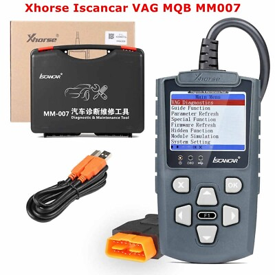 Xhorse Iscancar MM 007 for VAG MM007 Diagnostic Tool Support MQB Mileage Change #ad $320.99