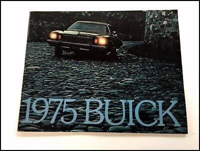 #ad 1975 Buick 68 page Sales Brochure Catalog Century Electra 225 Riviera Skylark $15.96