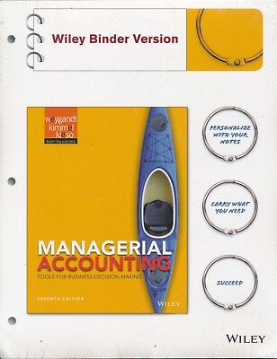 #ad Managerial Accounting : Tools Business Decision Making 7th SAME AS 9781118334331 $40.00