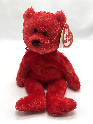 #ad Ty Beanie Baby Sizzle Bear 2001. W Tag Errors MWMT $15.92