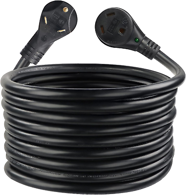 #ad 30 AMP RV Power Cord with Grip Handle amp; Indicator Light – 10Ft Long 30A Power Ca $44.99