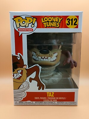 #ad Funko Pop Animation Looney Toons TAZ #312 Tasmanian Devil Rare Vaulted New $54.00