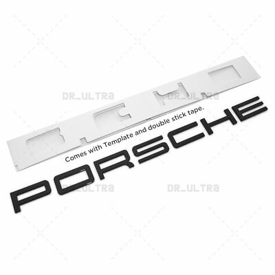 #ad Gloss Black Porsche Letters Rear Badge Emblem Look Deck lid 991 559 235 91 $33.11