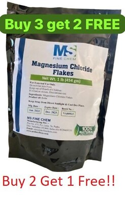 Magnesium Chloride Flakes Bath Salt 1LB $12.95