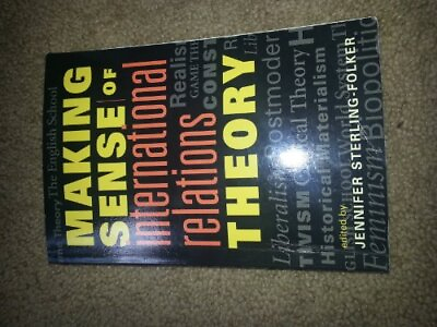 #ad Making Sense of International Relations Theory Paperback softback Book The $7.95